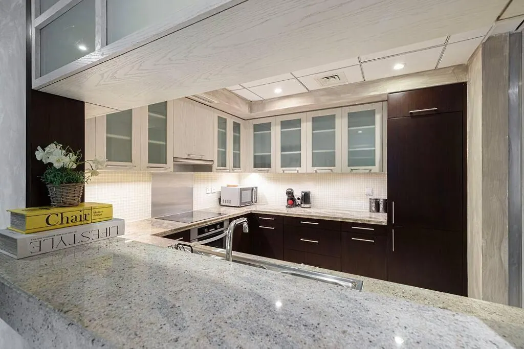 Stylish 1-Br Oasis Minutes From Burj & Dubai Mall Förenade Arabemiraten